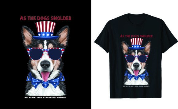 As the Dogs Smolder T-shirt Design: Creative Asset Guide