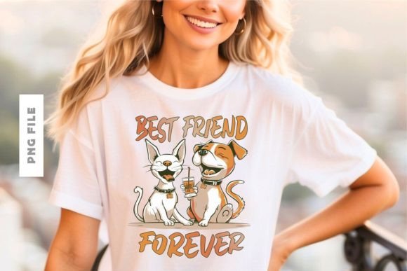 Best Friend Forever T-shirt Design: A Complete Creative Asset