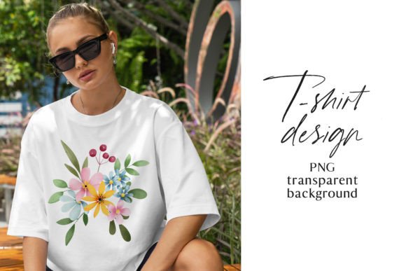Elevate Your Projects with Floral Sublimation T-Shirt Design