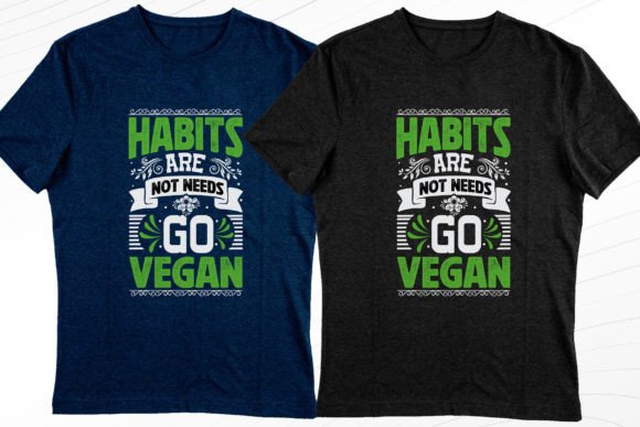 Go Vegan Modern T-Shirt Design: A Visual Statement