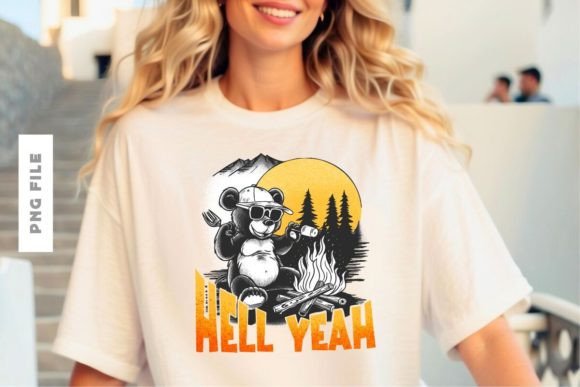 Hell Yeah T-shirt Design: Bold Graphics for Modern Brands