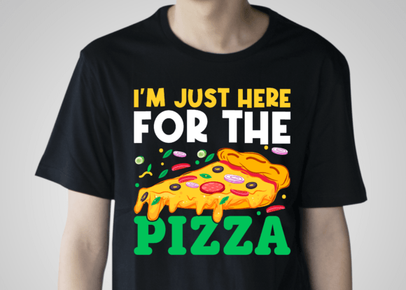 I'm Just Here for the Pizza Design: A Fun Asset for Modern Creators