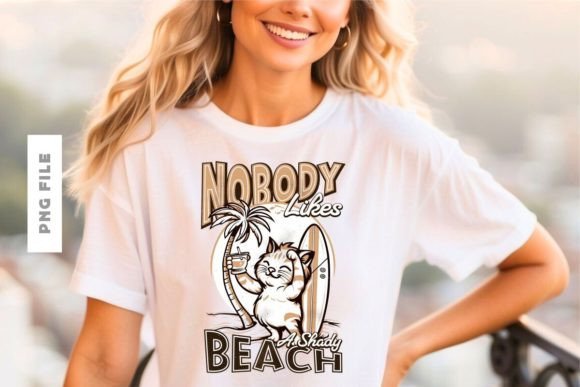 Nobody Likes a Shady Waves Tshirt Design: A Premium Creative Asset