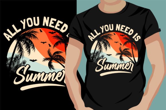 Summer Beach T-Shirt Design: A Guide to Vibrant Visuals