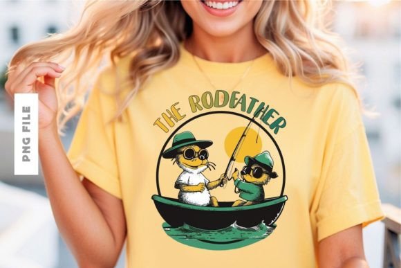 The Rodfather T-shirt Design: A Creative Asset for Modern Branding